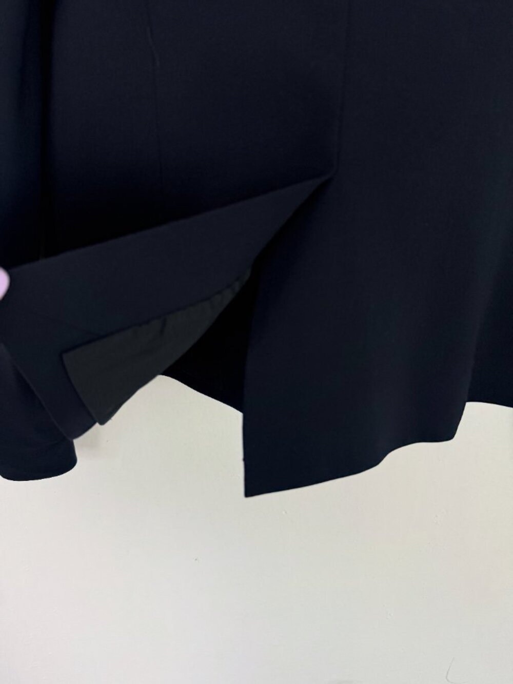 Theory Gabe B2 Urban Blazer Jacket Wool Blend One Button Black Size 00 EUC - Picture 14 of 14
